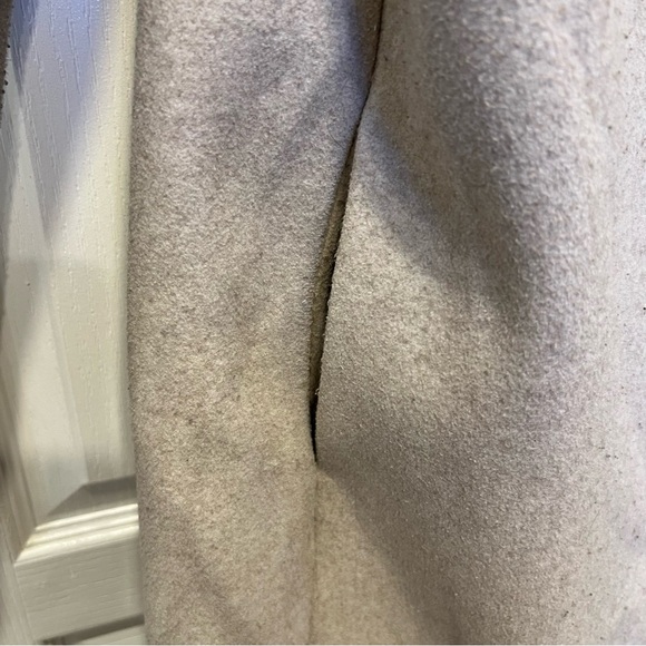 Zara cream wool trench-coat - Picture 4 of 5